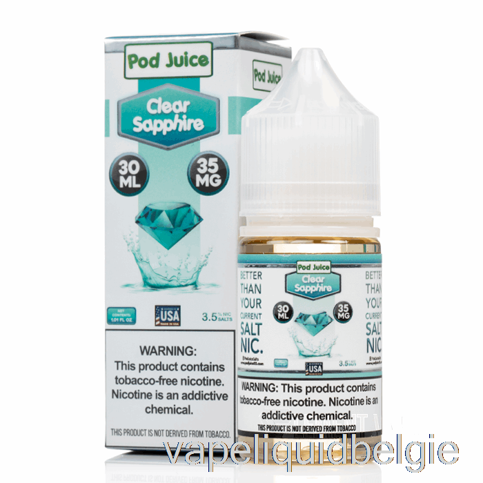 Vape België Helder Saffier - Peulensap - 30ml 55mg